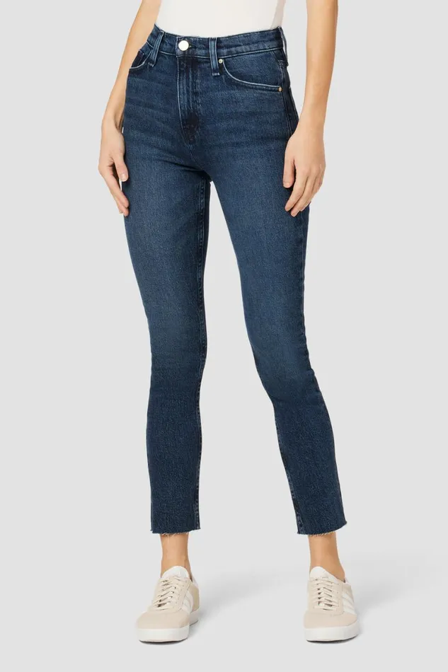 Hudson Jeans Straight Harlow Ultra HighRise Cigarette Ankle Jean Lakeside 8211 Women