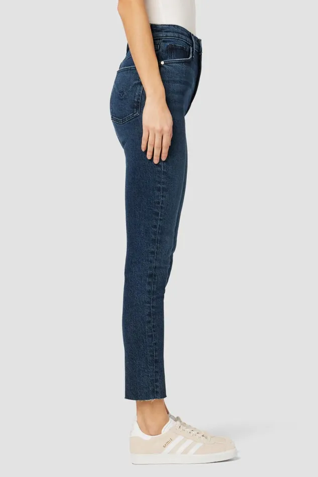 Hudson Jeans Straight Harlow Ultra HighRise Cigarette Ankle Jean Lakeside 8211 Women