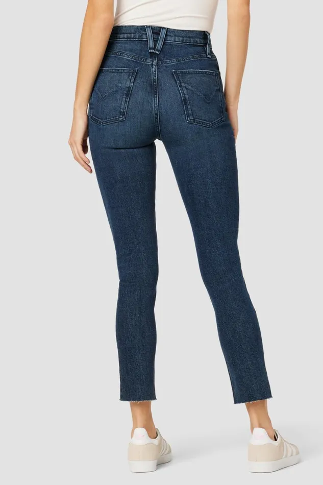 Hudson Jeans Straight Harlow Ultra HighRise Cigarette Ankle Jean Lakeside 8211 Women
