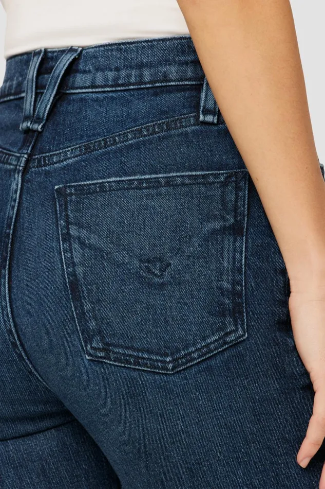 Hudson Jeans Straight Harlow Ultra HighRise Cigarette Ankle Jean Lakeside 8211 Women