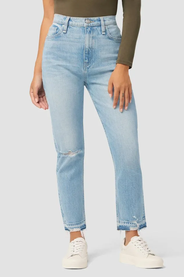 Hudson Jeans Straight Harlow Ultra HighRise Cigarette Petite Jean Harmonic 8211 Women