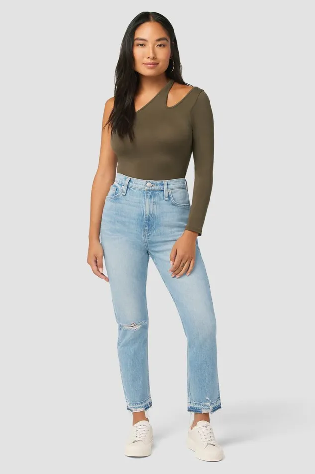 Hudson Jeans Straight Harlow Ultra HighRise Cigarette Petite Jean Harmonic 8211 Women