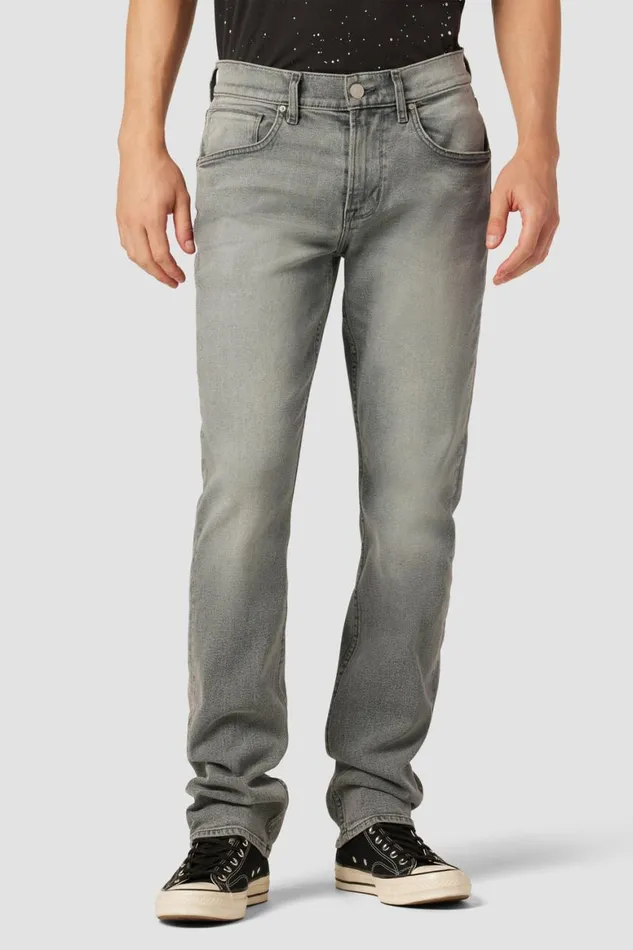 Hudson Jeans Straight Leg Byron Straight Leg Jean Grey Ash 8211 Men