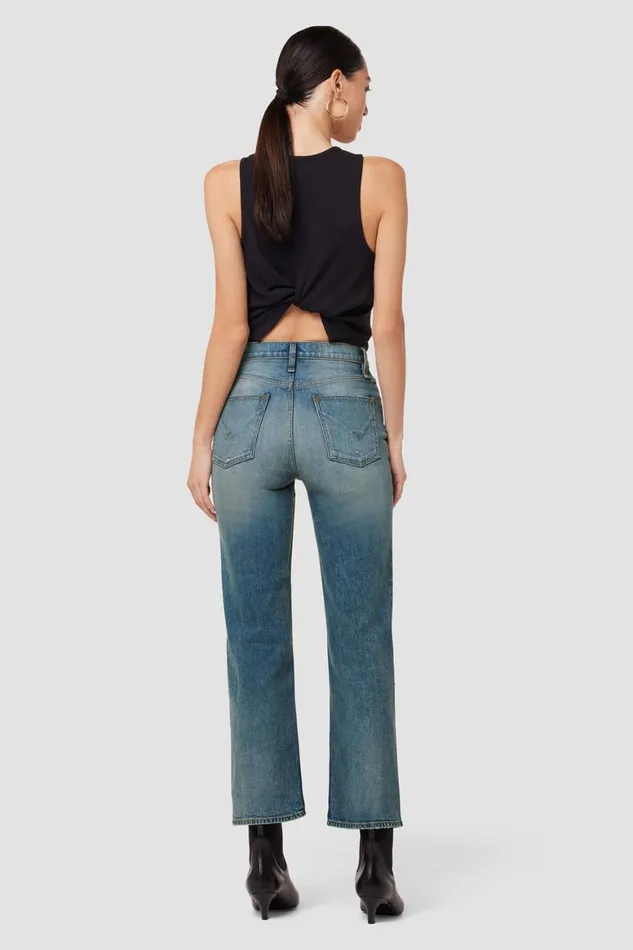 Hudson Jeans Straight Remi HighRise Straight Ankle Jean Destructed Coastal 8211 Women Hudson Jeans Straight Remi HighRise Straight Ankle Jean Destructed Coastal 8211 Women