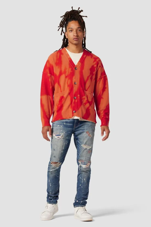 Hudson Jeans Tops and Sweaters Cardigan Orange Streak 8211 Men Hudson Jeans Tops and Sweaters Cardigan Orange Streak 8211 Men