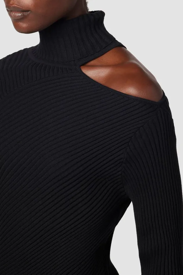 Hudson Jeans Tops and Sweaters Cut Out Shoulder Sweater Black 8211 Women Hudson Jeans Tops and Sweaters Cut Out Shoulder Sweater Black 8211 Women