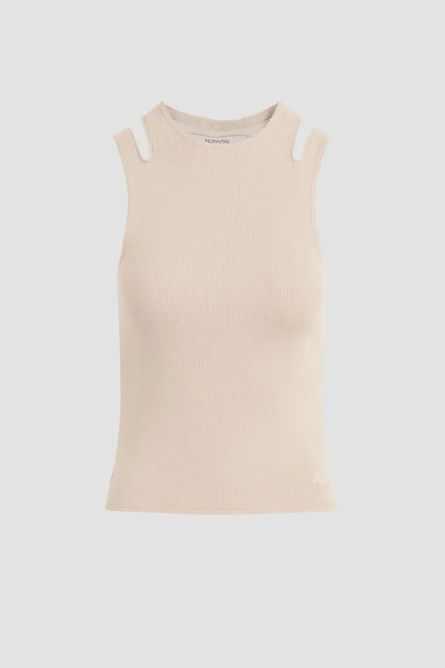 Hudson Jeans Tops and Sweaters Cut Out Tank Camel 8211 Women Hudson Jeans Tops and Sweaters Cut Out Tank Camel 8211 Women