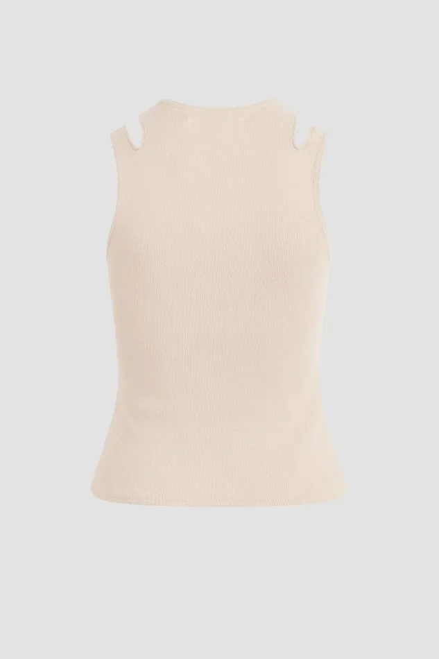 Hudson Jeans Tops and Sweaters Cut Out Tank Camel 8211 Women Hudson Jeans Tops and Sweaters Cut Out Tank Camel 8211 Women