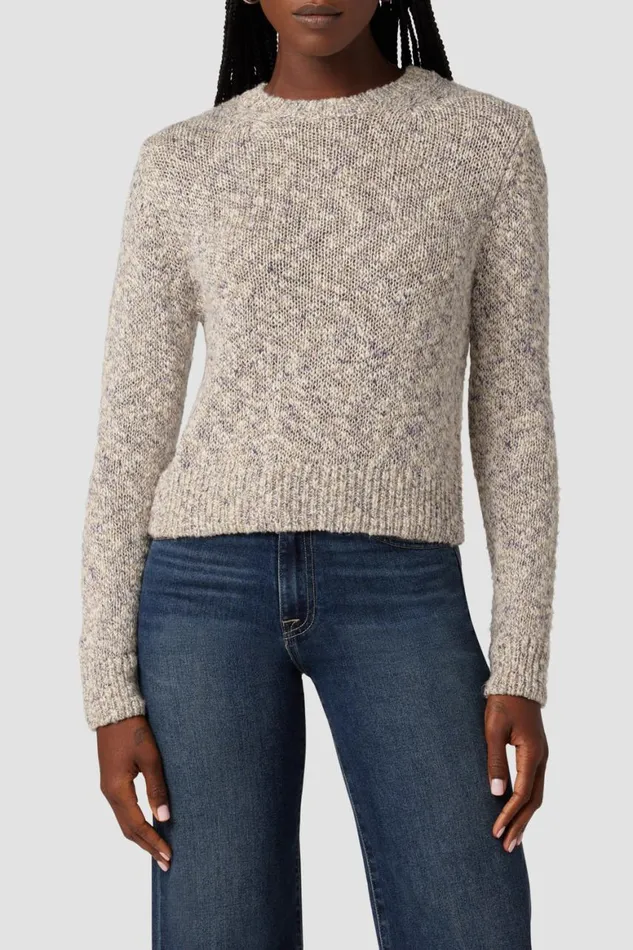 Hudson Jeans Tops and Sweaters Draped V Back Sweater Marbled Gray 8211 Women