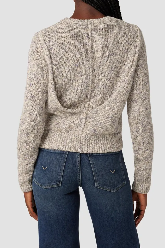 Hudson Jeans Tops and Sweaters Draped V Back Sweater Marbled Gray 8211 Women Hudson Jeans Tops and Sweaters Draped V Back Sweater Marbled Gray 8211 Women