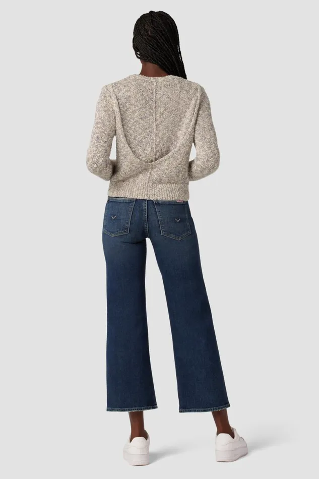 Hudson Jeans Tops and Sweaters Draped V Back Sweater Marbled Gray 8211 Women Hudson Jeans Tops and Sweaters Draped V Back Sweater Marbled Gray 8211 Women