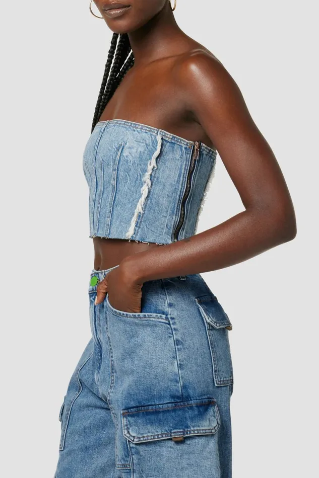Hudson Jeans Tops and Sweaters Hudson X Zoe Costello Stevie Corset Top World Tour 8211 Women