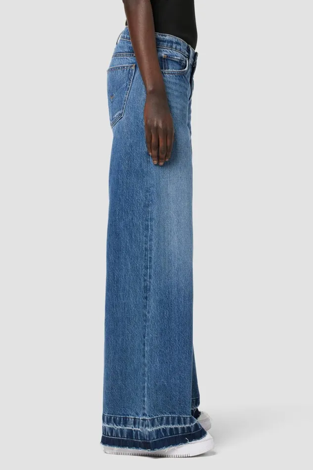 Hudson Jeans Wide Leg Freya MidRise Skater Pant Rip Repair Winter 8211 Women Hudson Jeans Wide Leg Freya MidRise Skater Pant Rip Repair Winter 8211 Women