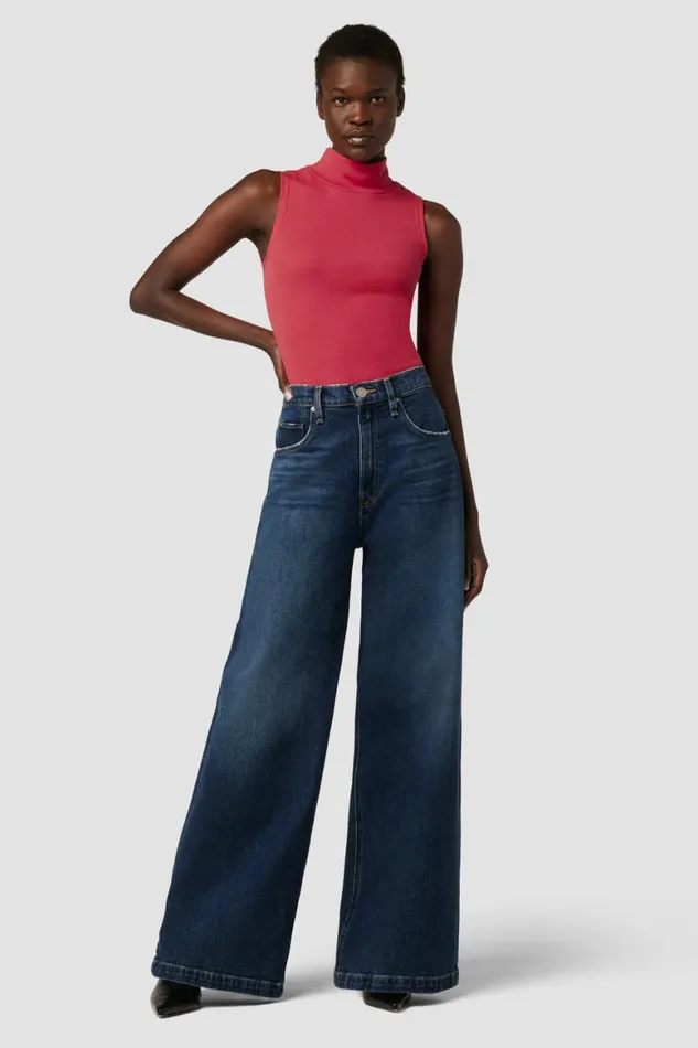 Hudson Jeans Wide Leg James HighRise Wide Leg Jean Naval 8211 Women