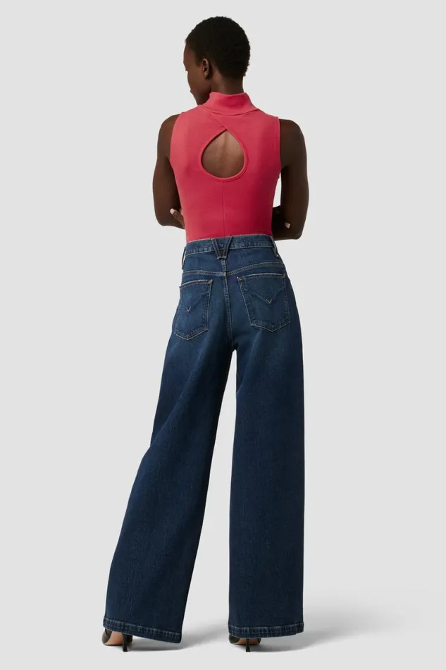 Hudson Jeans Wide Leg James HighRise Wide Leg Jean Naval 8211 Women