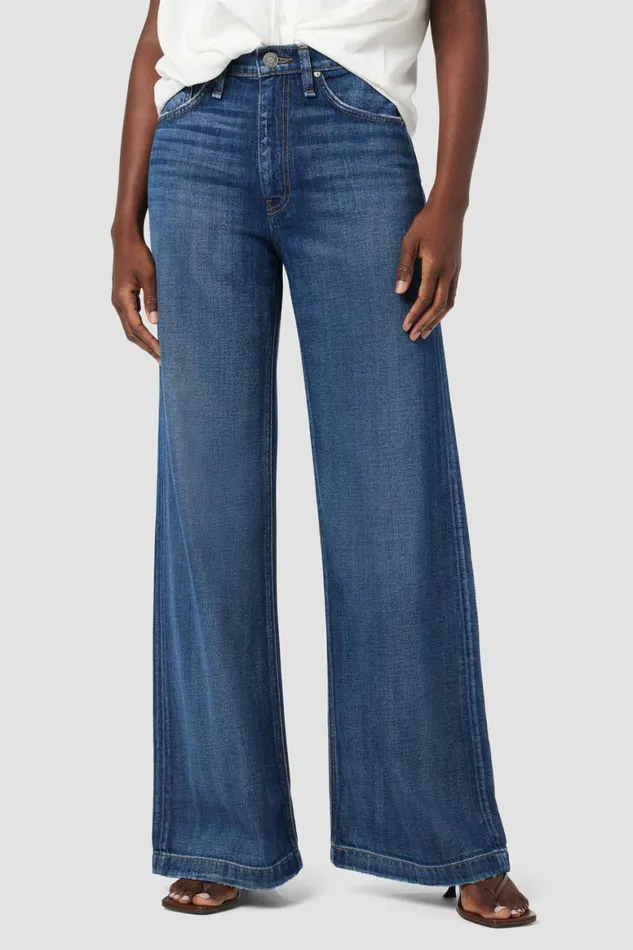 Hudson Jeans Wide Leg Jodie HighRise Loose Wide Leg Jean Love Story 8211 Women