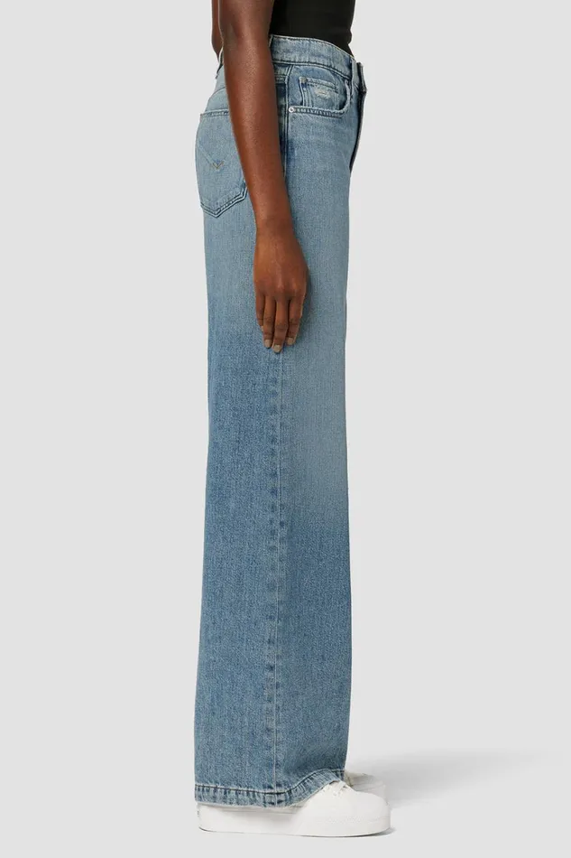 Hudson Jeans Wide Leg Jodie HighRise Loose Wide Leg Petite Jean Thunder Destructed 8211 Women Hudson Jeans Wide Leg Jodie HighRise Loose Wide Leg Petite Jean Thunder Destructed 8211 Women