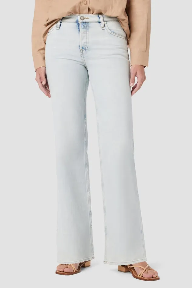Hudson Jeans Wide Leg Rosie HighRise Wide Leg Jean Socal 8211 Women