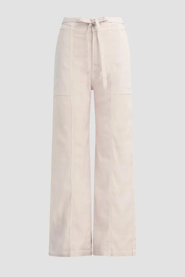 Hudson Jeans Wide Leg Tie Waist Wide Leg Barefoot Trouser Cameo Rose 8211 Women Hudson Jeans Wide Leg Tie Waist Wide Leg Barefoot Trouser Cameo Rose 8211 Women