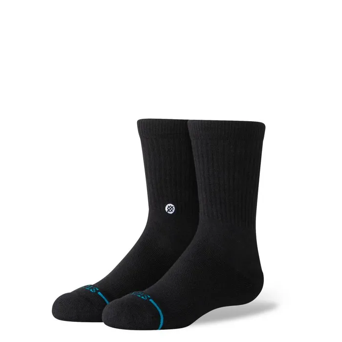 Icon Crew Socks Black Kids Stance Kids