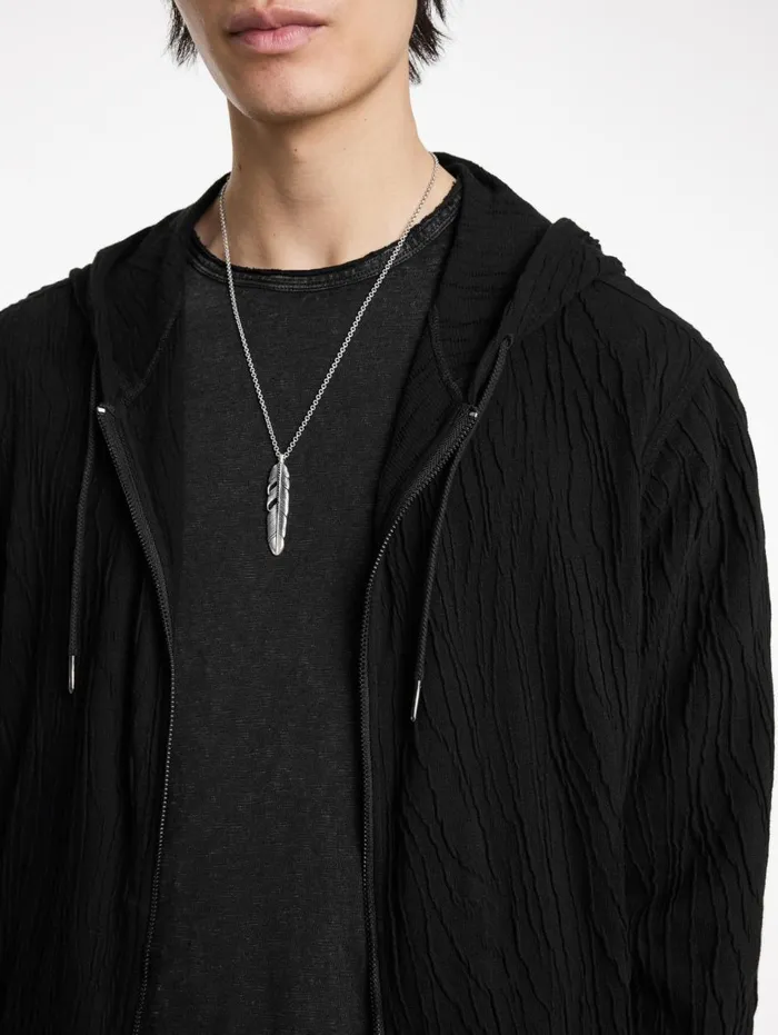 IHSAN HOODIE Black Men John Varvatos Sweaters