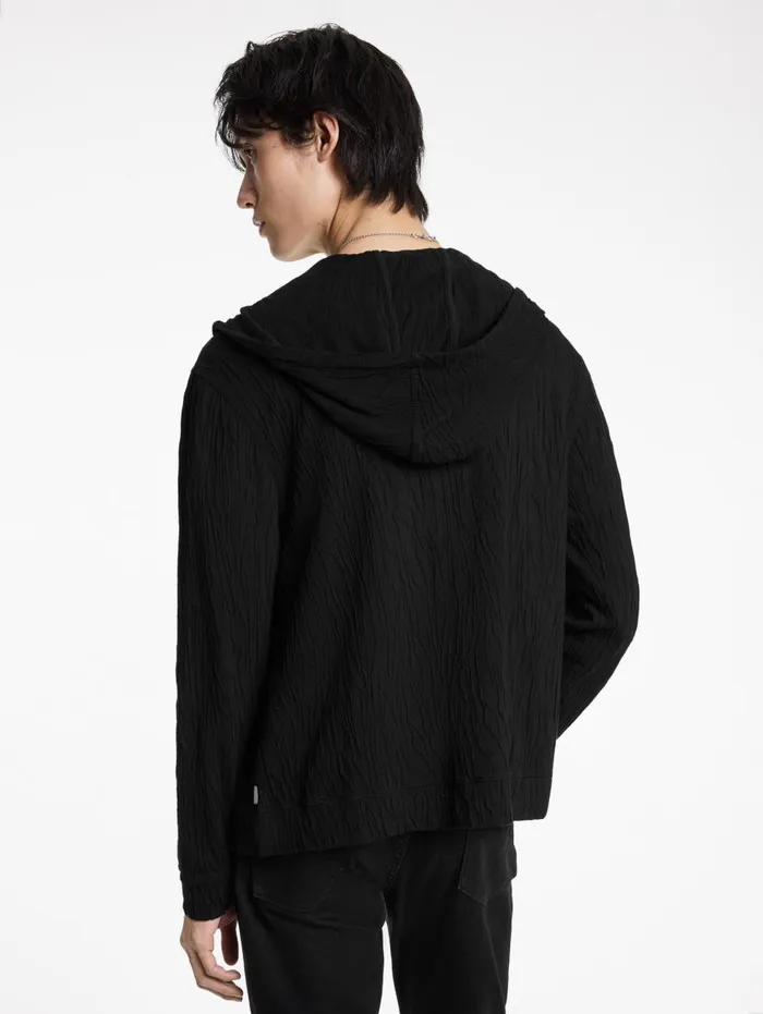 IHSAN HOODIE Black Men John Varvatos Sweaters