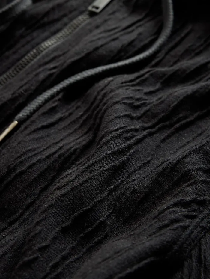 IHSAN HOODIE Black Men John Varvatos Sweaters