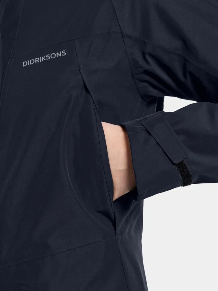 Ilma Parka Dark Night Blue Women Didriksons Spring Jackets