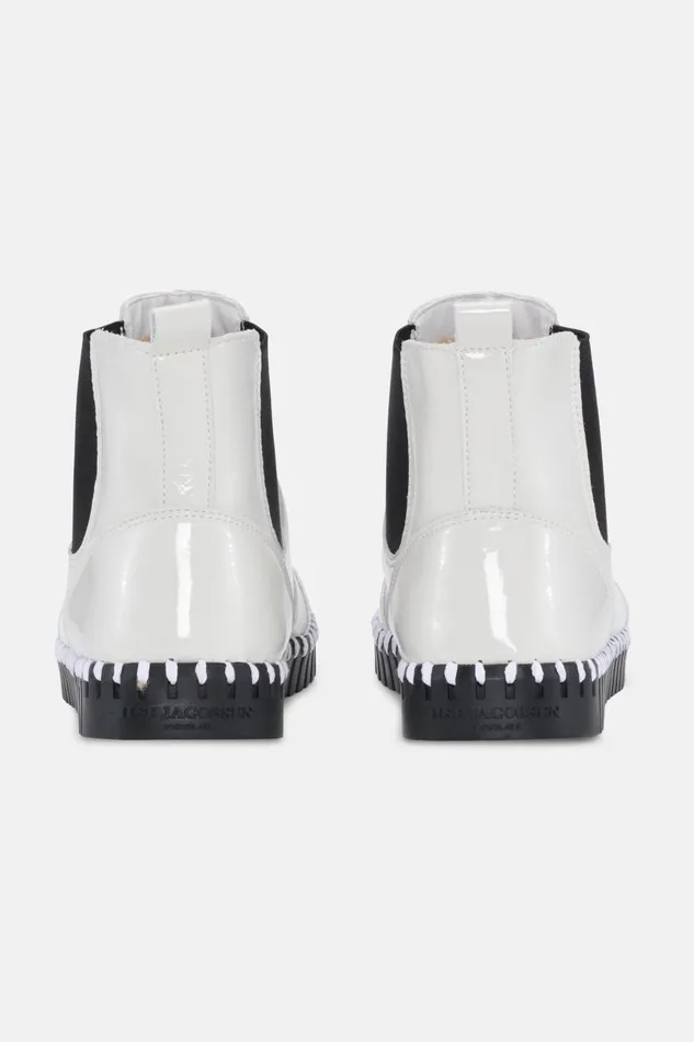 Ilse Jacobsen Ankel Boot Gloss 8211 Kit Black Women Tulip Flats