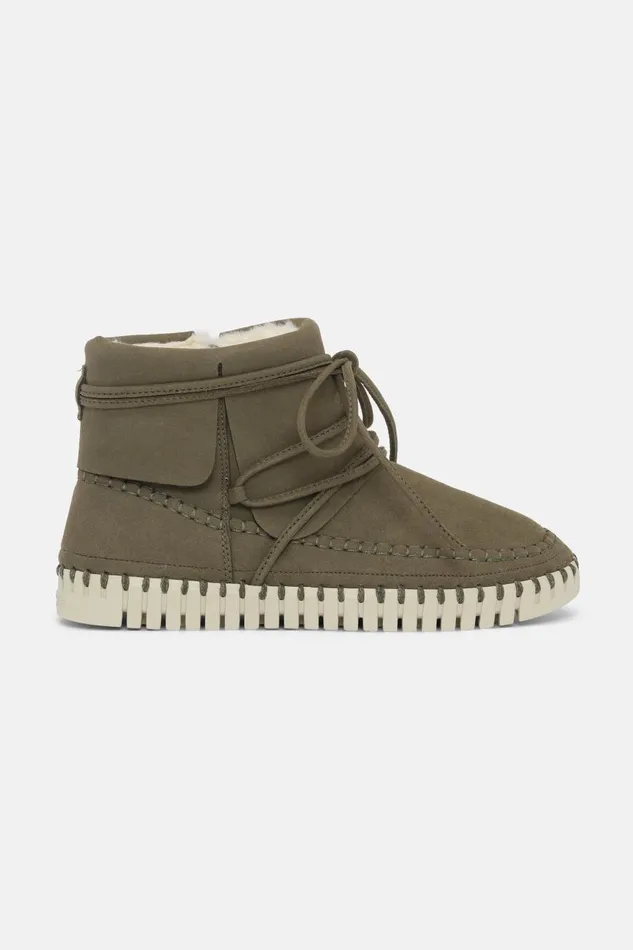 Ilse Jacobsen Ankle Boots 8211 Deep Olive Women Tulip Flats Ilse Jacobsen Ankle Boots 8211 Deep Olive Women Tulip Flats