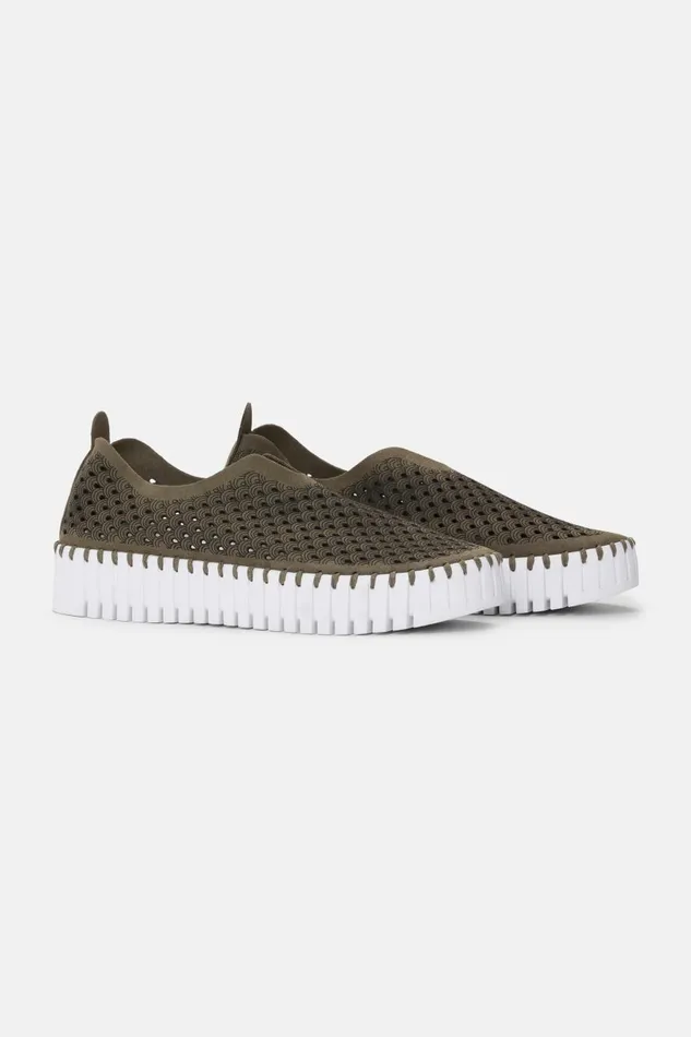 Ilse Jacobsen Flats 8211 Deep Olive Women Tulip Flats