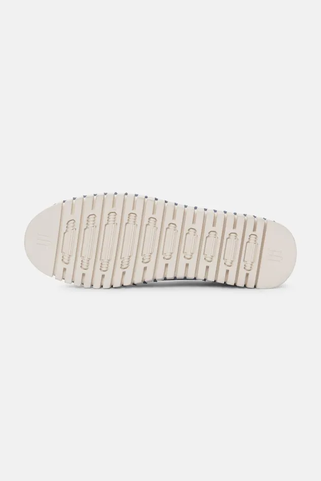 Ilse Jacobsen Flats 8211 Metallic Blue Women Tulip Flats