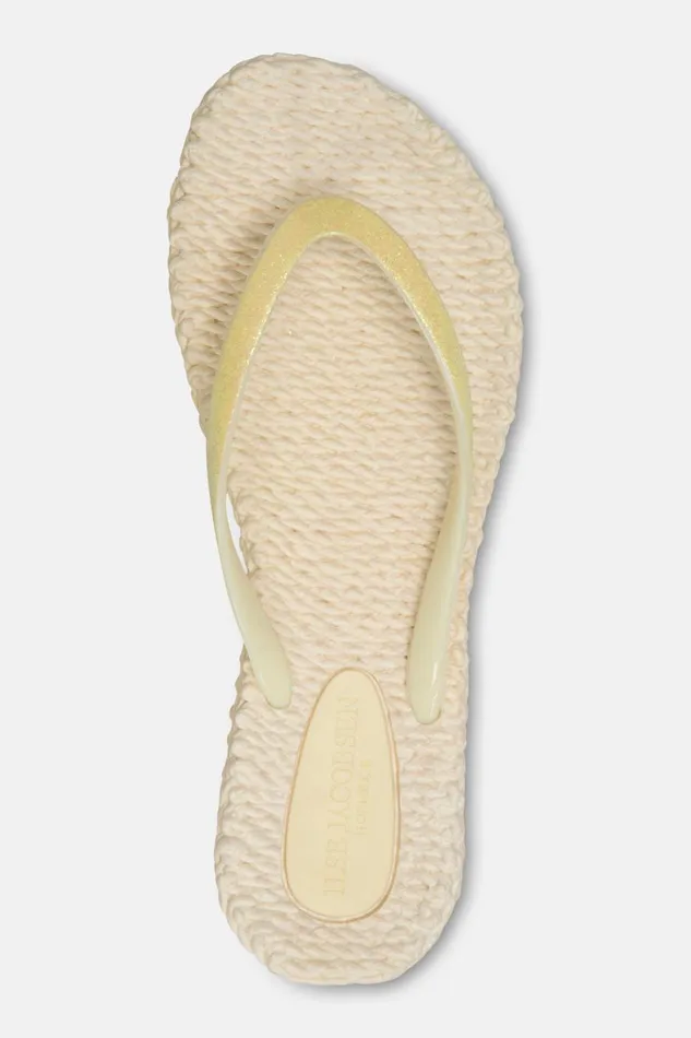 Ilse Jacobsen Flip Flop With Glitter 8211 Pear Sorbet Women Flip Flops