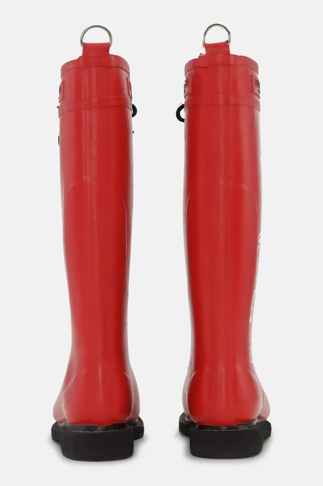 Ilse Jacobsen Long Rubber Boots 8211 Deep Red Women Rainboots Long