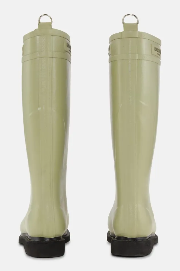 Ilse Jacobsen Long Rubber Boots 8211 Olive Grass Women Rainboots Long