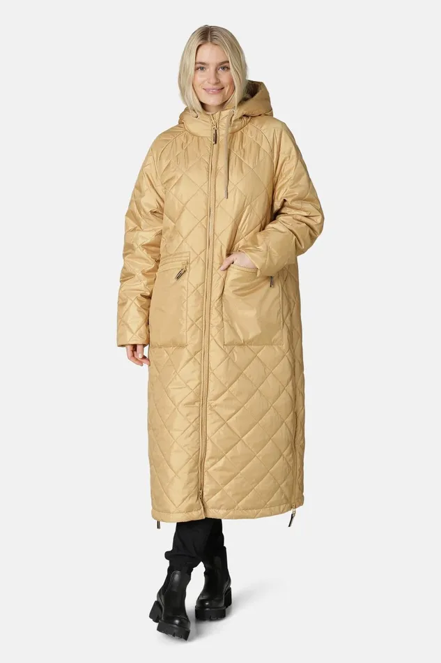 Ilse Jacobsen Padded Coat 8211 Iced Coffee Women Jackets And Coats