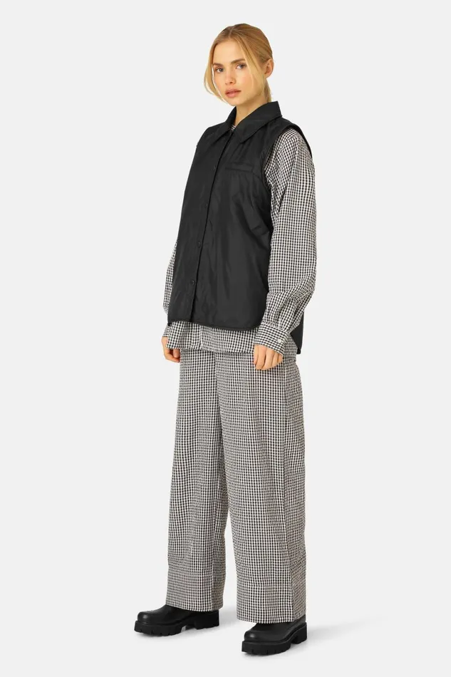 Ilse Jacobsen Padded Vest 8211 Black Women Jackets And Coats