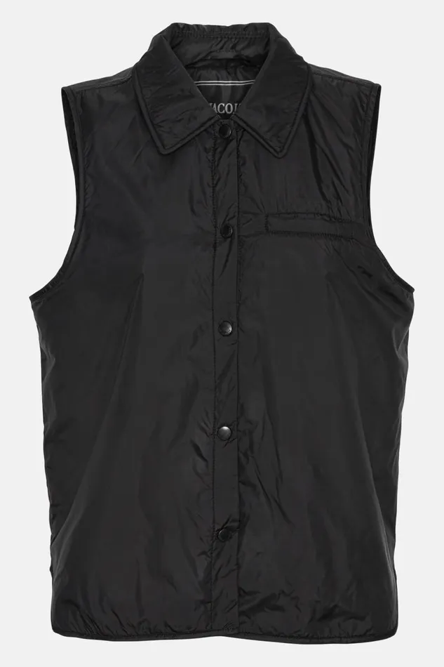 Ilse Jacobsen Padded Vest 8211 Black Women Jackets And Coats