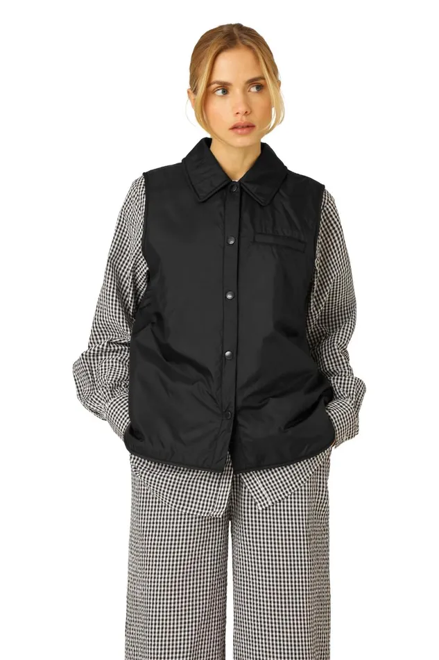 Ilse Jacobsen Padded Vest 8211 Black Women Jackets And Coats
