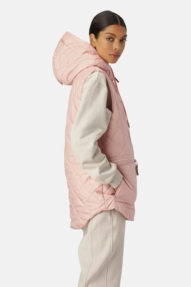 Ilse Jacobsen Padded Vest 8211 Pale Pink Women Jackets And Coats