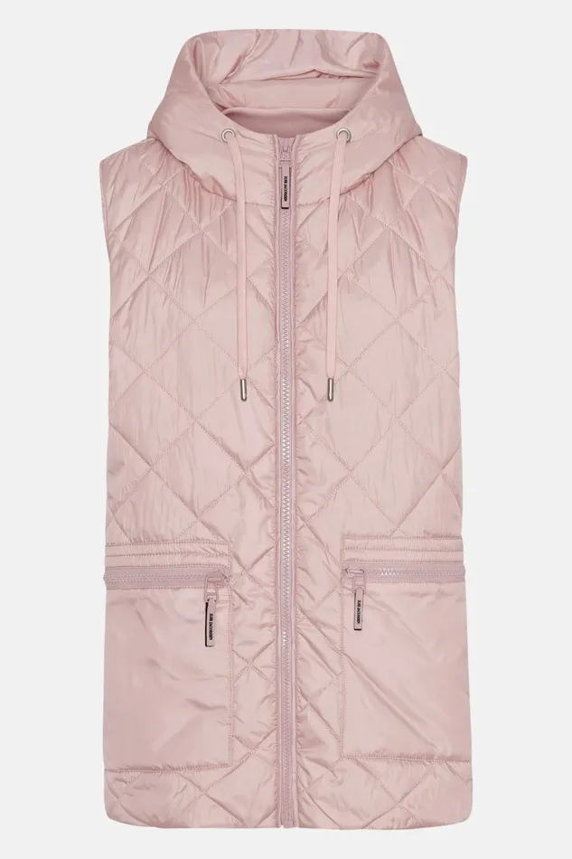 Ilse Jacobsen Padded Vest 8211 Pale Pink Women Jackets And Coats