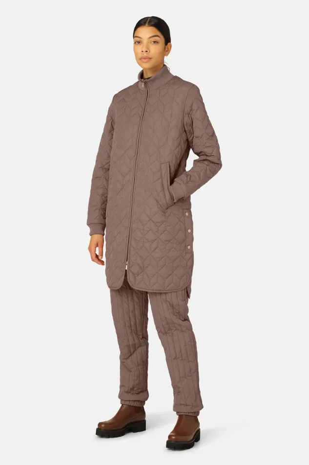 Ilse Jacobsen Quilt Coat 8211 Old Lavender Women Jackets And Coats