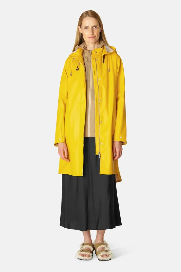 Ilse Jacobsen Raincoat 8211 Cyber Yellow Women Raincoats