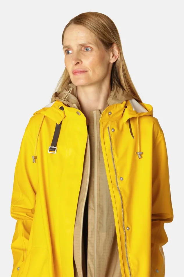 Ilse Jacobsen Raincoat 8211 Cyber Yellow Women Raincoats