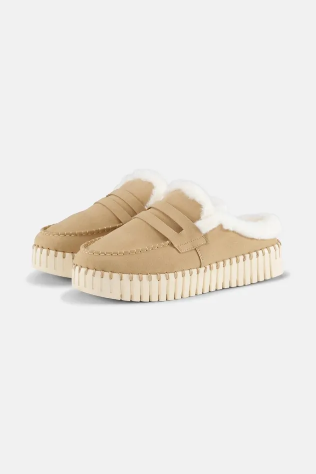 Ilse Jacobsen Slippers 8211 Latte Women Tulip Flats
