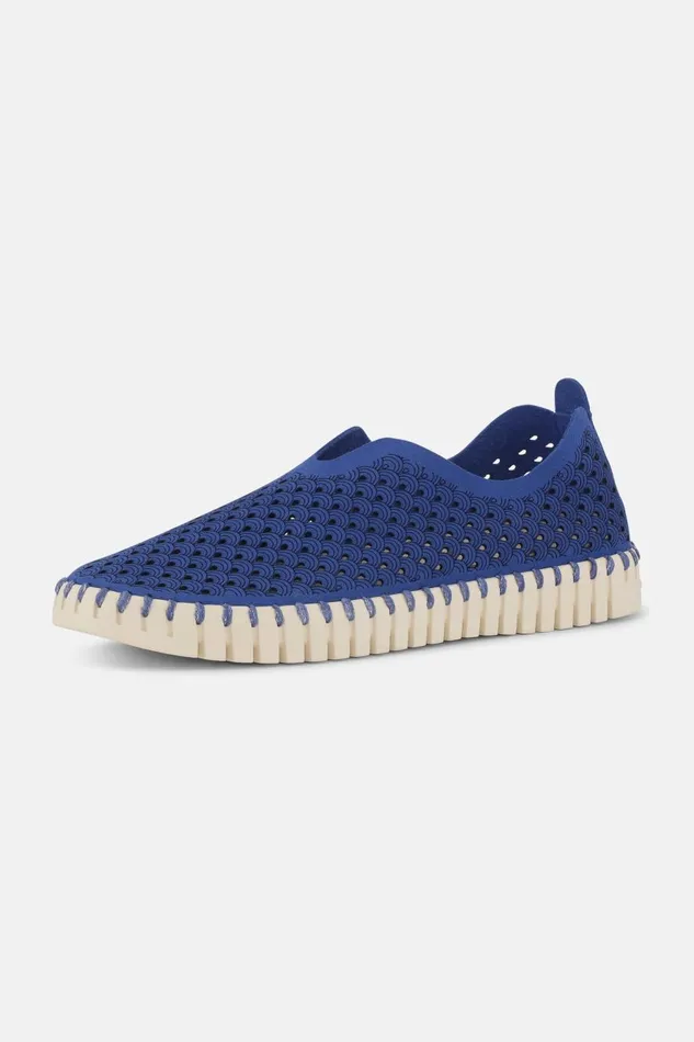 Ilse Jacobsen Tulip SlipIn 8211 Blue Web Women Tulip Flats
