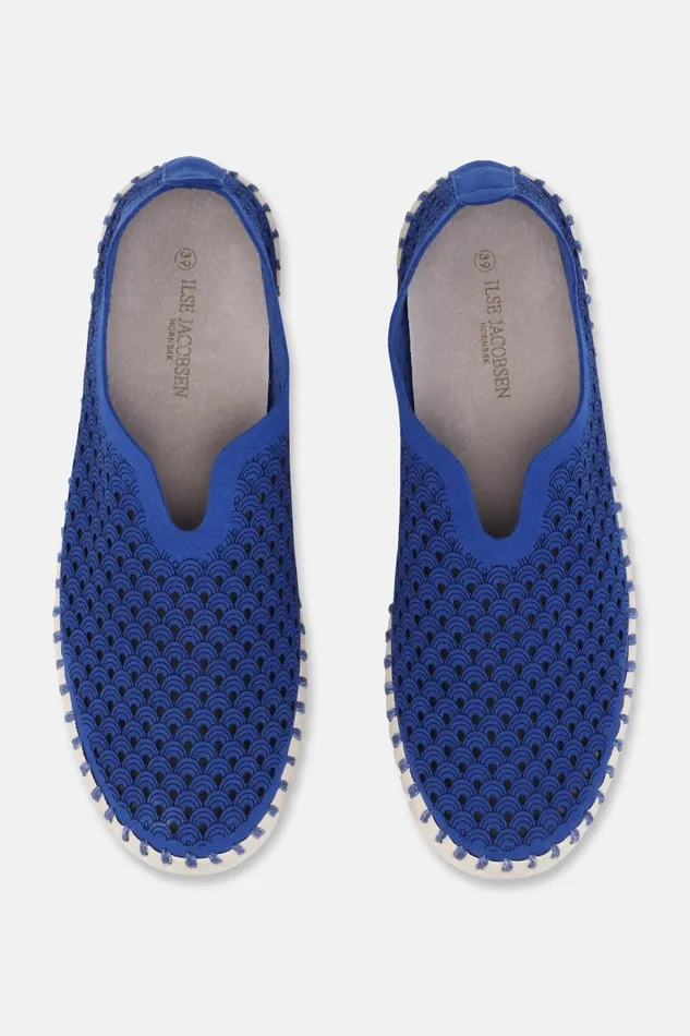Ilse Jacobsen Tulip SlipIn 8211 Blue Web Women Tulip Flats