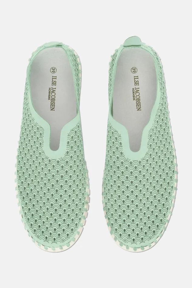 Ilse Jacobsen Tulip SlipIn 8211 Laurel Green Women Tulip Flats Ilse Jacobsen Tulip SlipIn 8211 Laurel Green Women Tulip Flats