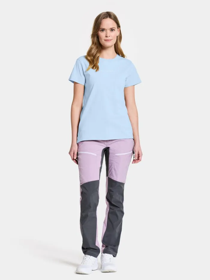 Ingar TShirt Printed Sea Blue Women Didriksons Tshirts