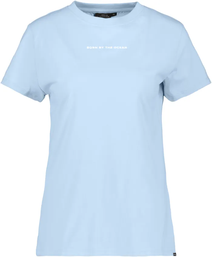 Ingar TShirt Printed Sea Blue Women Didriksons Tshirts